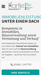 Mobile Screenshot of hartje-immobilien.de